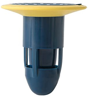 Soapow Valvola di prevenzione del riflusso del pavimento della doccia con nucleo di scarico unidirezionale anti-odore Plug Hair Catcher