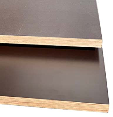 BaustoffhandelShop Siebdruckplatte Anhängerplatte Anhängerboden wasserfeste Bodenplatte beschichtete Holzplatte F/W 6,5 9 12 15 18 21 24 27 30 40mm ZUSCHNITT AUF MAß XXLVERSAND(74,5x300cm 12mm),Braun