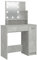 vidaXL Toeletta con LED Grigio Cemento 86,5x35x136 cm