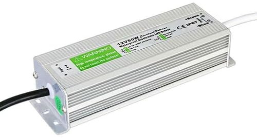 zalati LED Treiber 12V DC 60W wasserdichter IP67 Netzteil Transformator Adapter für LED Streifen Garten Licht Computer Projekt