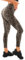 Walifrey Leggings Damen, High Waist Leggings für Damen Opak Leopardenmuster Leggings für Sport Gym Yoga SM