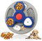 Hunde Puzzle Feeder Slow Eat Bowls, Hund Interaktives Spielzeug Leckplatte Trainingswerkzeug für Welpen Haustier Lecken Ziegel Spielzeug Multifunktionales Leckspielzeug