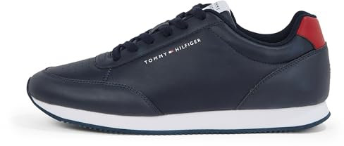 Tommy Hilfiger Runner Sneaker Hombre Calzado Deportivo, Azul (Desert Sky), 42