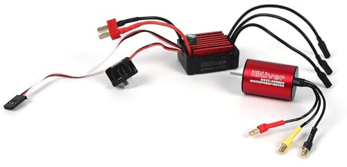 iBlivers Wasserdicht 2435 4500KV 2-3S Brushless Motor mit 35A ESC Elektronische Drehzahlregelung Combo für Fernsteuerung Auto RC Truck Fahrzeug RC Boot Zubehör