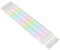 KOLINK Umbra Radiant 24-Pin Mainboard-Verlängerungskabel, 240mm Länge, ARGB-LEDs, UV-geschütztes Silikon, Weiß