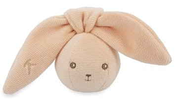 KALOO - Lapinoo - Hasen-Rasselball - 6 cm - Pfirsichfarbe - Babyball aus Velours - Sehr weiches Material - Ab Geburt, K218025