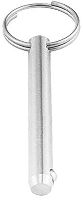 Courtieyeardceastea 316 Stainless Steel Boat Top Deck Hinge Quick Release Pin 10 x 100mm
