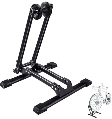Floordirekt Fahrradständer, 24-29 Zoll Boden Fahrradständer, Fahrradhalter für Mountainbike, Ebike, Trekkingrad, Cityrad, Pendlerfahrräder (Finn)
