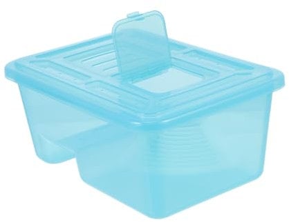 HAPINARY Terrario per Tartarughe Asciugatura Box Alimentazione per Rettili e Stabile e Resistente Spazioso per Piccole Creature