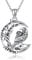 ONEFINITY Raven Necklace 925 Sterling Silver Crow Pendant with Tree of Life Necklace Viking Raven Gothic Jewellery Gift for Women Men