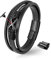 UNIQAL | Personaliesiertes Lederarmband mit Gravur SHAPE Herren Damen | Leather Bracelet mens | Magnetverschluss | handgemacht in Germany (Infinity Nice, 21, Zentimeter)