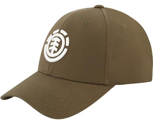 Element Unisex-Erwachsene Baseball Hat, Adult Flex Fit Active Sport Cap with Curved Brim Baseballkappe, Oliv/Blatt für Mich (Leaf It to Me), Einheitsgre