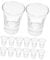POPETPOP Standard Communion Tray Compatible Glass Chalices First Communion Cups Christian Religious Supplies