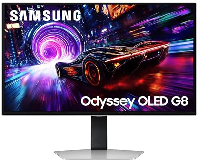 Samsung Odyssey OLED LS27FG810SUXXU 27 4K UHD Gaming Monitor - 0.03ms, 240Hz, 3840x2160, HDMI 2.1, Displayport, USB (Renewed)