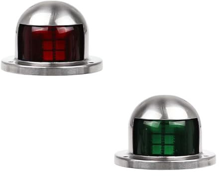 LNGJIN 2 Stück NavigationslichtfürBoote,BootsNavigationslichter, NavigationslichtBoot,Navigationslicht,beleuchtung boot positionslicht,positionslichter boot led,für Schiffe,Boote usw(Rot, Grün