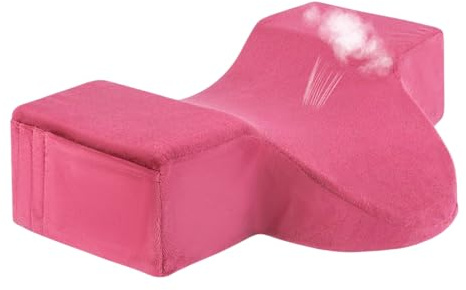 Wimpernveredelungskissen für Den Nacken - Wimpernkissen Aus Memory-Schaum - Ergonomisches,Mit Nacken Rückenstütze,Samtkissenbezug,waschbar Und Abnehmbar,für Schönheitssalons Und Den Heimgebrauch