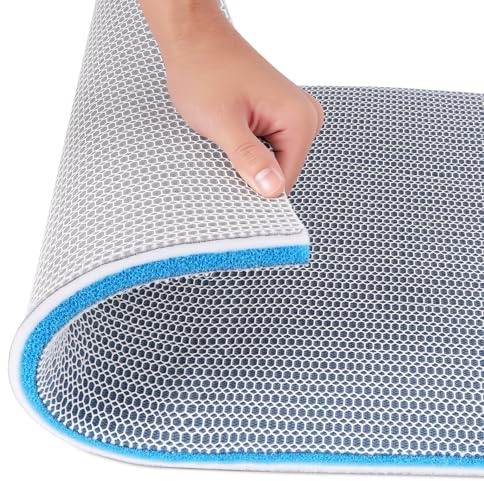 APXEL Aquarium-Filterschwamm-Pad, 2pcs Mehrschichtige Filtermatte Aquarium Filterwatte Filterschwämme Aktivkohleschwamm Filterzubehör für Aquariumfilter Teiche Riffaquarium (30 * 40 * 2cm)