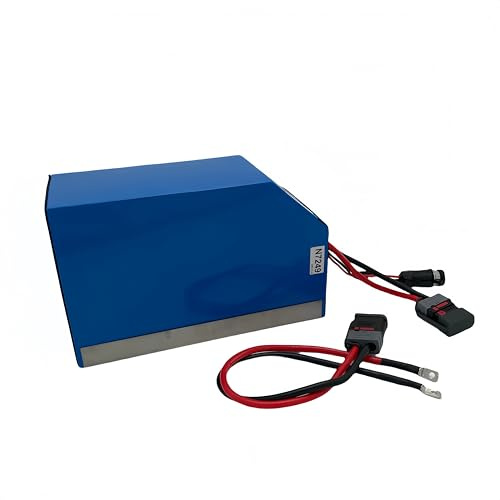 CHAOZHU 72V 40AH/45AH/49AH 150-200A Most Powerful Fat Body Stealth Bomber Lithium Battery with 6A or 10A Charger (72V 40AH, 84V 6A Charger)