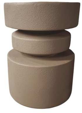 Rebecca Mobili Sofatisch, Beistelltisch, Mokkabraun, MGO, Modern - Maße HxBxT: 46 x 35 x 35 cm - Art. RE7290