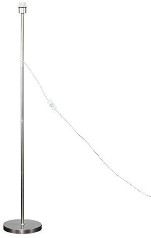 MiniSun | Modern Floor Lamp Base in a Brushed Chrome Finish | Floor Lamps & Torchieres, Home Décor & Improvement Essential