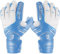 Sportout Torwarthandschuhe, Torwarthandschuhe Kinder,Herren mit rutschfeste 4mm Latex, Torwart Handschuhe für Kinder,Fußballhandschuhe mit Fingersave,Erwachsene und Jugendliche (Blue, 8)