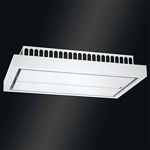 Baumann Aura 90 x 60 cm Ventilateur de plafond avec moteur EBM Motor/Saugforte 940 m3/h et bague/hotte aspirante avec aspiration