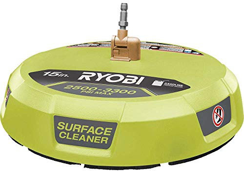 Ryobi 15 Inch 3300 PSI Surface Cleaner with Dual Rotating Water Jets for Gas Pressure Washers