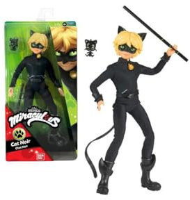 BANDAI - Miraculous Ladybug - Ankleidepuppe 26 cm - Cat Noir - P50002