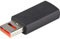 StarTech.com Adaptateur Chargeur USB Sécurisé - Data Blocker - USB-A Mâle vers Femelle - Protection Chargeur No-Data pour SmartPhone/Tablette - Adaptateur Blocage Transfert Données (USBSCHAAMF)