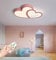 MyLjp Deckenlicht Herz Geformte Kinderzimmer Cartoon Lampe Mädchen Junge Deckenleuchte Wohnzimmer Lampe Acryl Lampe,Rosa