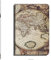 Custodia Per Kindle Voyage, Cover Intelligente Protettiva Sottile E Sottile In Pelle Con Funzione Di Sospensione / Riattivazione Automatica Per Amazon Kindle Voyage 2014 - Mappa Vintage, Grigio, Kin