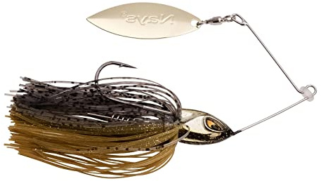 Nays MZ RNNR Size M 14g Spinnerbait Hardbait Blechköder Spinner Maze Runner zum Raubfischangeln auf Hecht Zander Barsch (D-05)