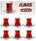 ums Lot de 12 verres à thé turcs, design fin et semelle épaisse pour empêcher le thé de refroidir, facile à garder pour 6 personnes, 6 soucoupes, 6 verres, ensemble utile