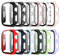 Haojavo [12 Stück] Schutzhülle für Apple Watch 38MM, Hülle Gehäuse Hart Schutz und HD Gehärtetes Displayschutz Zubehör Kompatibel mit iwatch Series 3/2/1 38 MM Smartwatch Case