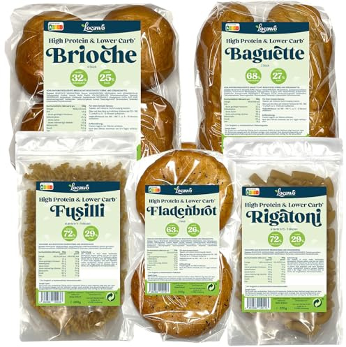 Locawo Low Carb Box Celebrate the Summer | Bis zu 80% weniger Kohlenhydrate | bis 12-fache Menge Ballaststoffe | Vegan