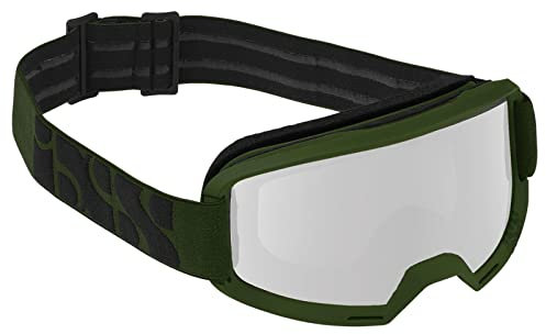 IXS Hack Goggles Clear Lens oliv