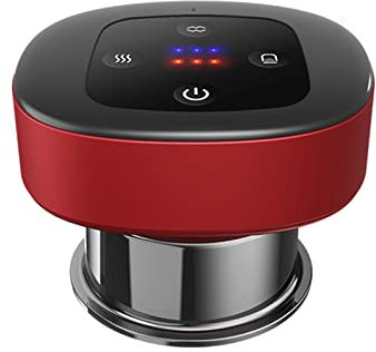 Elektrisches Schröpfmassagegerät Schröpfset Mit Schröpfen&Rotlichtlampe Wärmelampe Cupping Massagegerät, Smart Elektrisches Schröpftherapie-Set, Gua Sha Schröpfset, Schröpfgerät, Lindert Müdigkeit