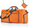 CORIOS Reisetaschen Duffle Bag für Herren/Damen 85L Faltbare Sporttasche Fitnesstasche Schwimmtasche Handgepäck mit Schuhfach Kabinenreisetasche Weekender Übernachtung Tasche Trainingstasche Orange