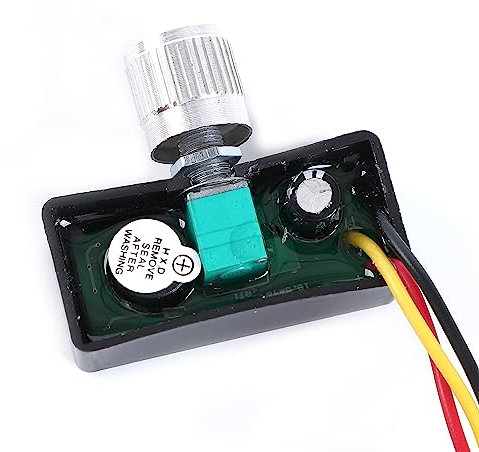 Einstellbarer Druckschalter von elektrischem Spray, 12 V Motordrehzahlregler, Steuerung der Maschine Rotationsgeschwindigkeit, Fischerei, Forstwirtschaft (mit Summer-Alarm)