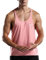 Rane Sports Canotta da Allenamento Atletica per Bodybuilding da Uomo Canotta da Palestra Senza Maniche con Schiena a Y. Canotta da Palestra Senza Maniche Rosa 2XL