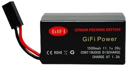 ELBFAE Compatible with Parrot AR.Drone 2.0 Quadcopter Long Flight Time Design 11.1V 1500mAh 20C Li-polymer Battery