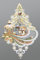 Plauener Spitze Fensterbild Schneemann mit Laterne und Vögelchen (Bx H) 23cm * 36cm Mehrfarbig Fensterdekoration Fensterschmuck