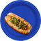 CUSINIUM 50-Pack 9 Cobalt/Royal Blue Paper Plates - Ideal for Parties & Gatherings