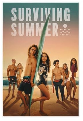 DESHVA Summer of Survival – Filmposter auf Leinwand, Poster, Wandkunst, Dekor, Bild, Gemälde für Wohnzimmer, Schlafzimmer, Dekoration, ungerahmt, 40 x 60 cm