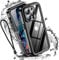 W7ETBEN Compatible with iPhone 14 Pro Waterproof Case - Built-in Screen Protector [IP68 Underwater] Full Body Shockproof Dustproof Dropproof Phone Case for iPhone 14 Pro 6.1 inch Black