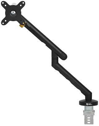 BakkerElkhuizen Bildschirm Halterung BE Flexible Single - Monitor Halterung Tisch - für 10 Biss 27 Zoll Monitor - Höhenverstellbar - Schwarz
