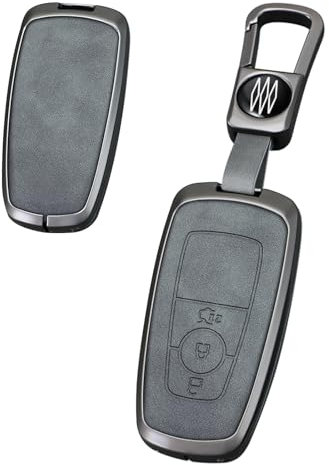 Ysbxitu Schlüssel Hülle Mit Autoschlüssel Hülle Passt für Ford Edge Mustang S-Max Explorer Fusion 2019 Schlüsselbund Schlüsselgehäuse Auto Schlüssel Cover Schlüsselcover Schlüssel Gehäuse Geschenkidee