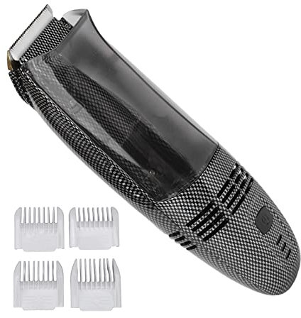 Cortapelos Eléctrico con Gran Compartimento de Almacenamiento, Cortapelos Profesional, Cortapelos para Hombres, Cortapelos con Succión Automática para Hombres, Cuidado del