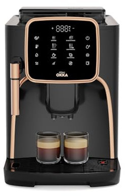 arzum OK0030-0400 Kaffeemaschine Bronze mit Milchaufschäumdüse