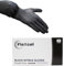 FleXcel Powder Free Nitrile Gloves, Black, Small - Medical-Grade, Latex-Free, Food Safe (Box of 100)